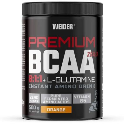 Weider BCAA 8:1:1 y glutamina naranja 500 g - Suplemento dietético Weider BCAA 8:1:1 y glutamina naranja 500 g - Suplemento dietético