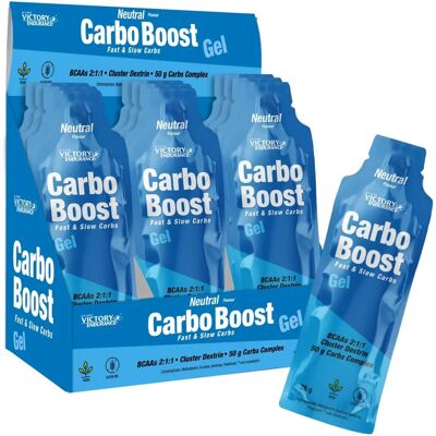 Weider Victory Endurance - Carbo Boost 18 x 76 g - Gel Énergétique - Publicité Weider Victory Endurance - Carbo Boost 18 x 76 g - Gel Énergétique - Publicité