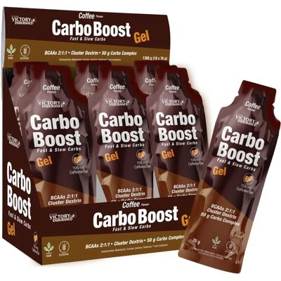 Weider Carbo Boost Gel Café - Gel d'énergie pour exercice prolongé - Publicité Weider Carbo Boost Gel Café - Gel d'énergie pour exercice prolongé - Publicité