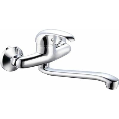 Rousseau Mambo Mitigeur Murale en Métal Gris - 15cm - Publicité Rousseau Mambo Mitigeur Murale en Métal Gris - 15cm - Publicité