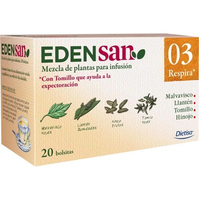 Dietisa Edensan 03 Bto Infusiones - Bolsitas de Té de Hierbas Dietisa Edensan 03 Bto Infusiones - Bolsitas de Té de Hierbas