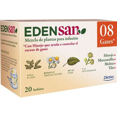 Dietisa Edensan 08 Kinder Infusionen - Gas-Expel - 20 Beutel Dietisa Edensan 08 Kinder Infusionen - Gas-Expel - 20 Beutel