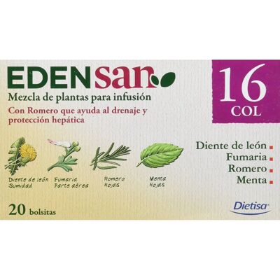 Dietisa Edensan 16 Col Infusión de Hierbas - Herba Dietisa Edensan 16 Col Infusión de Hierbas - Herba