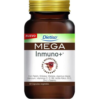 Dietisa Mega Inmuno+ 60 Capsules - Immune Support Supplement Dietisa Mega Inmuno+ 60 Capsules - Immune Support Supplement
