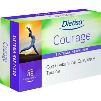 Dietisa Courage - Mood Support Natural Supplement - 48 Tablets Dietisa Courage - Mood Support Natural Supplement - 48 Tablets