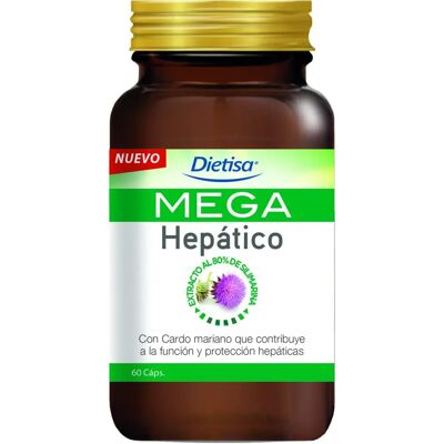Dietisa Mega Hepatic 60 Kapseln - Leberunterstützung Ergänzung Dietisa Mega Hepatic 60 Kapseln - Leberunterstützung Ergänzung