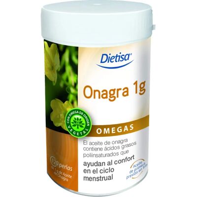 Dietisa Aceite de Onagra en Cápsulas para Corazón y Piel - Suplemento Alimenticio Dietisa Aceite de Onagra en Cápsulas para Corazón y Piel - Suplemento Alimenticio