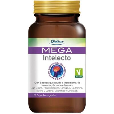 Dietisa Mega Intellecto - Apoyo cerebral - 60 cápsulas Dietisa Mega Intellecto - Apoyo cerebral - 60 cápsulas