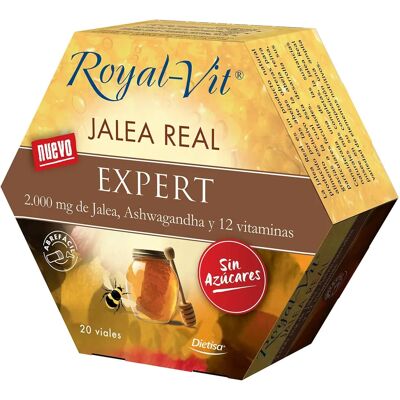 Suplemento de Jalea Real Dietisa - Sin Azúcar, 12 Vitaminas, Ashwagandha Suplemento de Jalea Real Dietisa - Sin Azúcar, 12 Vitaminas, Ashwagandha