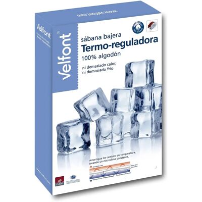 VELAMEN Sábana térmo-reguladora de algodón - Hasta 200cm VELAMEN Sábana térmo-reguladora de algodón - Hasta 200cm