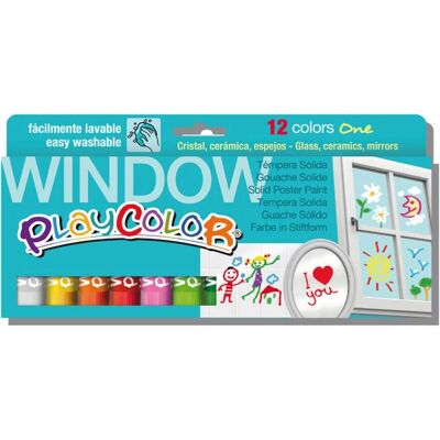 Crayon de tempera Playcolor - 12 couleurs - Multicolore - Publicité Crayon de tempera Playcolor - 12 couleurs - Multicolore - Publicité