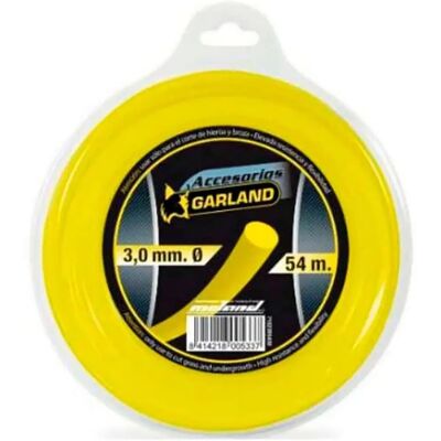 Garland Faden für Rasentrimmer - 54m, Ø3mm, Nylon, Rund Garland Faden für Rasentrimmer - 54m, Ø3mm, Nylon, Rund