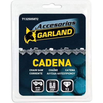 Cadena de motosierra Garland 72 Eslabones 0.325" - Repuesto Cadena de motosierra Garland 72 Eslabones 0.325" - Repuesto
