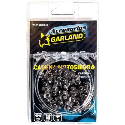 Chaîne de tronçonneuse Garland 84114 de remplacement - Métal, 39 maillons - Publicité Chaîne de tronçonneuse Garland 84114 de remplacement - Métal, 39 maillons - Publicité