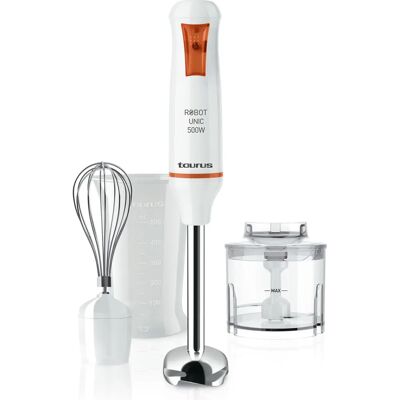 Taurus Robot 500 Plus - Arancione, Bianco - Frullatore a immersione Taurus Robot 500 Plus - Arancione, Bianco - Frullatore a immersione