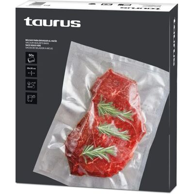 Sacos de Embalagem Taurus - 50 unidades, 30x35cm - Armazenamento doméstico Sacos de Embalagem Taurus - 50 unidades, 30x35cm - Armazenamento doméstico