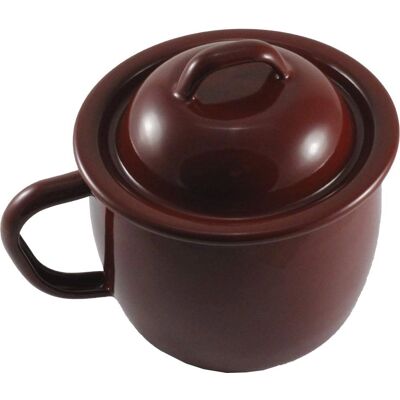 Olla esmaltada Wurko 1L - Puchero Esmalte Marron Olla esmaltada Wurko 1L - Puchero Esmalte Marron