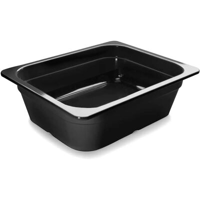 Lacor Bac Gastro Melamina Nera GN 1/2 - Profondità 100 mm - Contenitore Gastro Lacor Bac Gastro Melamina Nera GN 1/2 - Profondità 100 mm - Contenitore Gastro