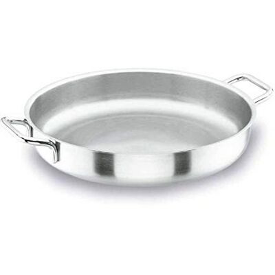 Lacor 50650w Poêle à Paella en Inox - 50cm, Sans Couvercle Lacor 50650w Poêle à Paella en Inox - 50cm, Sans Couvercle