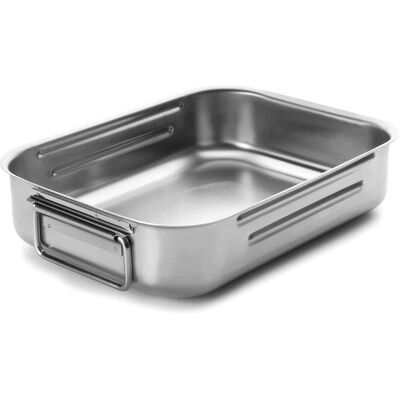 LACOR Roestvrijstalen braadpan met handvatten - Braadpan LACOR Roestvrijstalen braadpan met handvatten - Braadpan