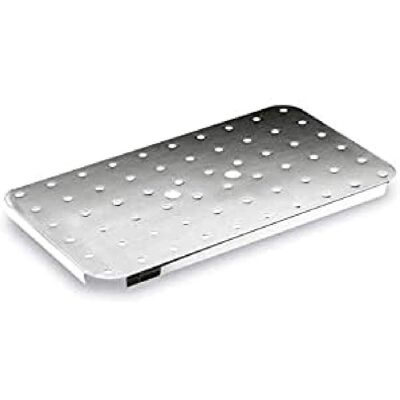 Base da cucina doppia perforata in acciaio inox LACOR - GN 1/2 Base da cucina doppia perforata in acciaio inox LACOR - GN 1/2
