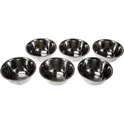 Lacor 12cm Edelstahl Schüssel - 6er Set - Küchenutensil Lacor 12cm Edelstahl Schüssel - 6er Set - Küchenutensil
