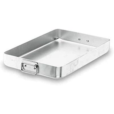 Fuente de Horno Lacor Profesionales - 40x30cm - Aluminio Fuente de Horno Lacor Profesionales - 40x30cm - Aluminio