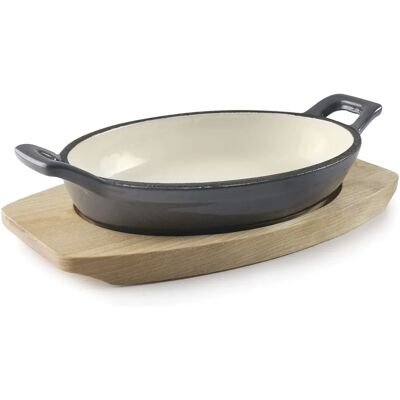 Lacor Oval Pfanne - Vielseitig 17,5x12,5cm Magmagrau Lacor Oval Pfanne - Vielseitig 17,5x12,5cm Magmagrau