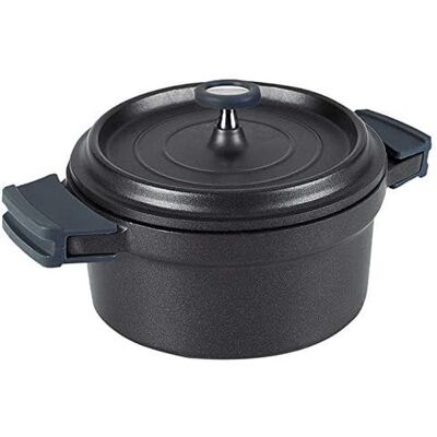 Lacor 24cm Olla de aluminio fundido negra - 4,2L Lacor 24cm Olla de aluminio fundido negra - 4,2L