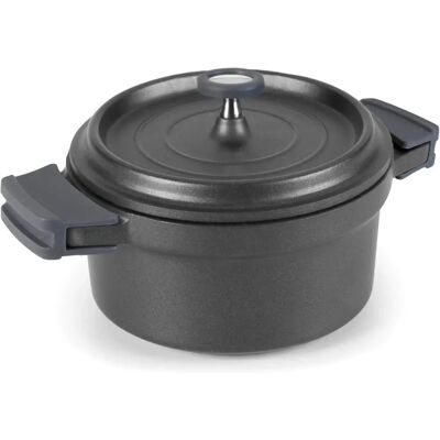 Lacor 25929 Ollas de Aluminio Fundido - 28cm Negra - Distribución Uniforme del Calor Lacor 25929 Ollas de Aluminio Fundido - 28cm Negra - Distribución Uniforme del Calor