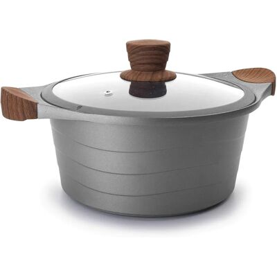 Lacor Stilo 20cm Aluminium Kookpan - Zwart Lacor Stilo 20cm Aluminium Kookpan - Zwart