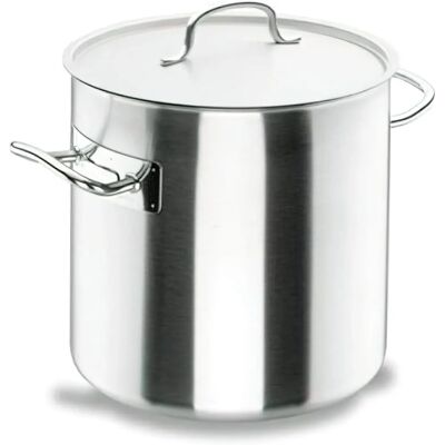 Cocotte en inox Lacor 28cm avec couvercle - Cuisine professionnelle - Publicité Cocotte en inox Lacor 28cm avec couvercle - Cuisine professionnelle - Publicité