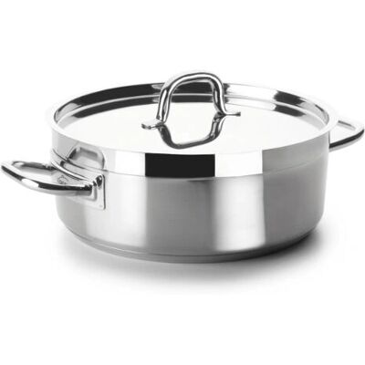 Lacor 54024 Cazo de acero inoxidable - 24cm, 4,9L Lacor 54024 Cazo de acero inoxidable - 24cm, 4,9L