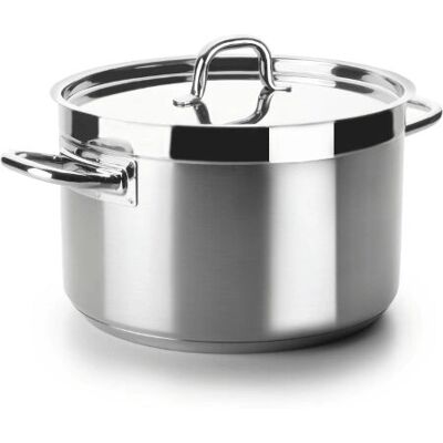 Lacor Casserole en Acier Inox 32cm - Durable & Compatible Induction - Publicité Lacor Casserole en Acier Inox 32cm - Durable & Compatible Induction - Publicité