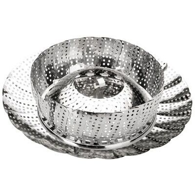 Lacor 60349 Casserole vapeur - Gain de place, 24cm, Acier inoxydable Lacor 60349 Casserole vapeur - Gain de place, 24cm, Acier inoxydable