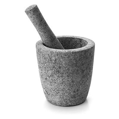 Lacor 60518 Młyn i moździerz - Granit, Szary, 12x12cm Lacor 60518 Młyn i moździerz - Granit, Szary, 12x12cm