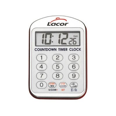 Lacor 60804 Keukentimer - Waterbestendig, 24.5cm, Duurzaam Lacor 60804 Keukentimer - Waterbestendig, 24.5cm, Duurzaam