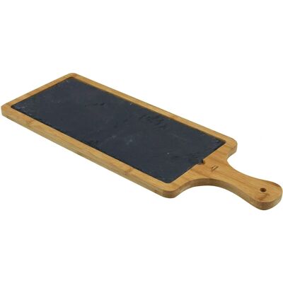 Lacor Planche Ardoise et Bambou - 50x18 cm Lacor Planche Ardoise et Bambou - 50x18 cm