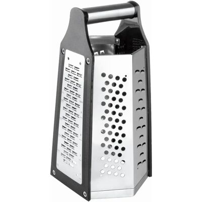 Lacor Modèle 61356 Râpe en Acier Inoxydable à 6 Faces - Râpe - Publicité Lacor Modèle 61356 Râpe en Acier Inoxydable à 6 Faces - Râpe - Publicité