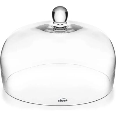 Copertura per alimenti Lacor - 25cm Vetro in borosilicato Copertura per alimenti Lacor - 25cm Vetro in borosilicato