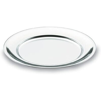 Plat de service en acier inoxydable Lacor 61836 - 35cm - Publicité Plat de service en acier inoxydable Lacor 61836 - 35cm - Publicité