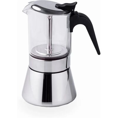 VDC Siena Cafetera de Acero Inoxidable y Borosilicato - Cafetera VDC Siena Cafetera de Acero Inoxidable y Borosilicato - Cafetera