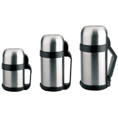 Lacor 62448 Vakuumflasche - Isolierter Essensbehälter, 0,7 L, Edelstahl, Doppelwandig, Mit Griff Lacor 62448 Vakuumflasche - Isolierter Essensbehälter, 0,7 L, Edelstahl, Doppelwandig, Mit Griff