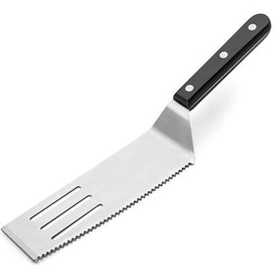 Lacor 62677 Kitchen Spatula - Stainless Steel, 2-in-1, Multi-Color Lacor 62677 Kitchen Spatula - Stainless Steel, 2-in-1, Multi-Color
