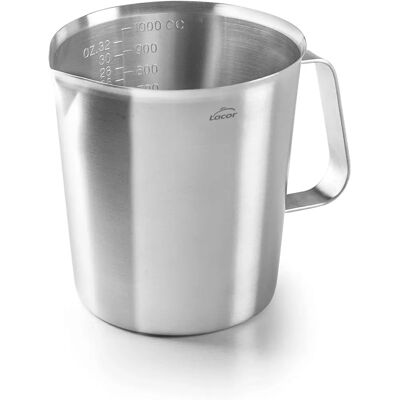 Lacor 62741 Rostfritt stål mätkanna - 1L Lacor 62741 Rostfritt stål mätkanna - 1L