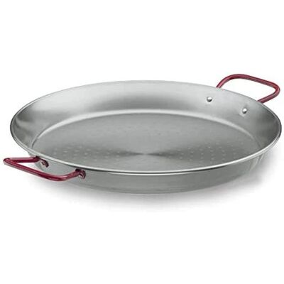 LACOR 63656 Edelstahl Paellapfanne - 55cm Gas kompatibel LACOR 63656 Edelstahl Paellapfanne - 55cm Gas kompatibel