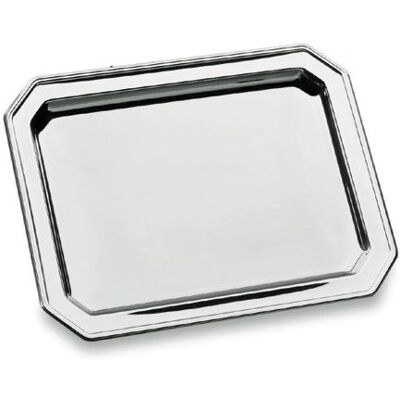 Lacor 65041 Food Service Tray - Stainless Steel Octogonal 41.5x32 cm Lacor 65041 Food Service Tray - Stainless Steel Octogonal 41.5x32 cm