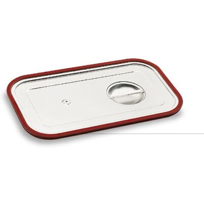 Accessoire de stockage Lacor 66904 - Acier inoxydable, joint silicone, 32,5x17,6x2,5cm - Publicité Accessoire de stockage Lacor 66904 - Acier inoxydable, joint silicone, 32,5x17,6x2,5cm - Publicité