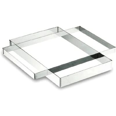 LACOR Rechteckige Edelstahlplatte - 30x40x5 cm LACOR Rechteckige Edelstahlplatte - 30x40x5 cm