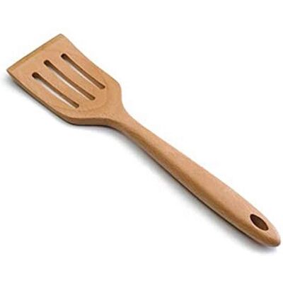 Espátula Perfurada de Madeira LACOR - Utensílio de Cozinha Espátula Perfurada de Madeira LACOR - Utensílio de Cozinha